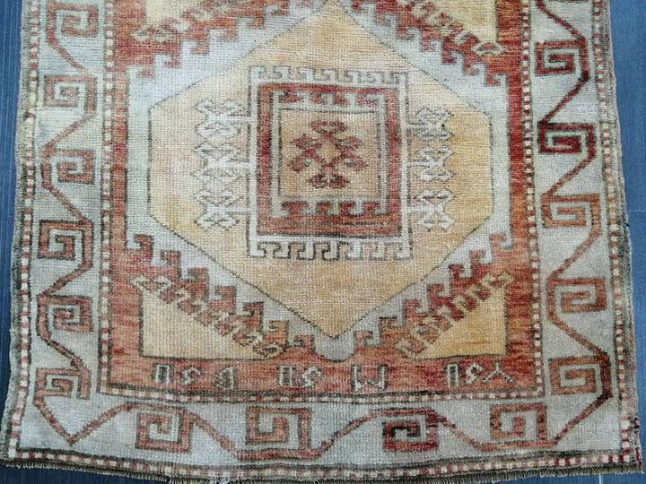 Turkish Oushak Rug 3' 2" x 6' Hand-Knotted field
