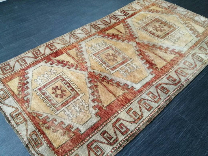 Turkish Oushak Rug 3' 2" x 6' Hand-Knotted