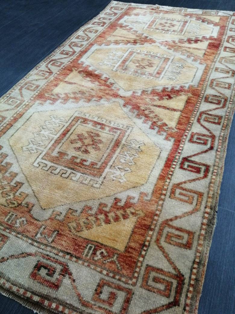 Turkish Oushak Rug 3' 2" x 6' Hand-Knotted view 9