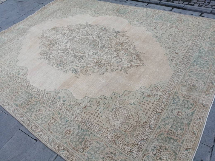 Muted Vintage Turkish Rug 6' 4" x 9' 7" - No. WR58446