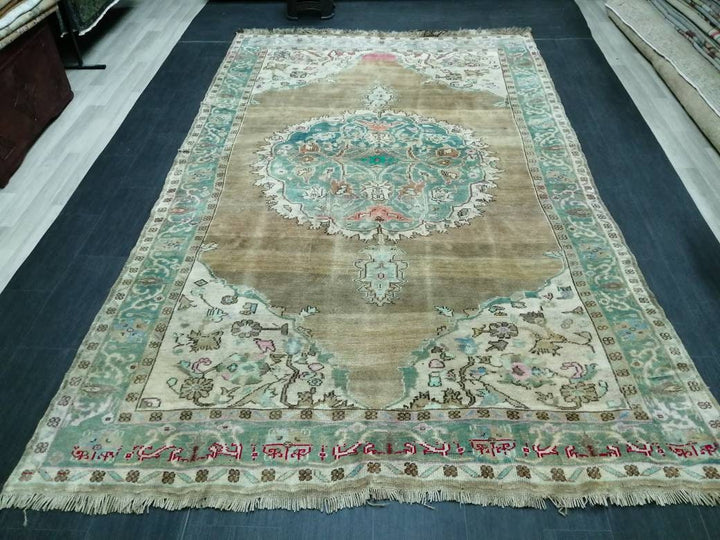 Turkish Runner Rug 6' 8" x 10' 10" Hand-Knotted view 9