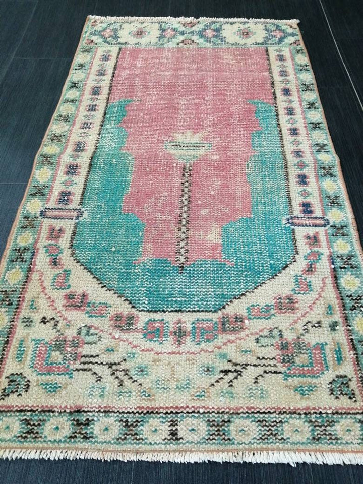 Rust Oushak Rug 2' x 4' - No. WR88287
