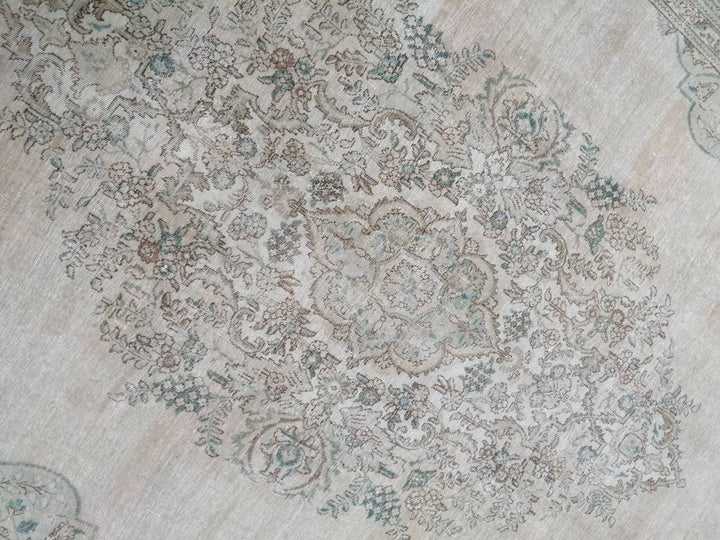 Muted Vintage Turkish Rug 6' 4" x 9' 7" - No. WR58446