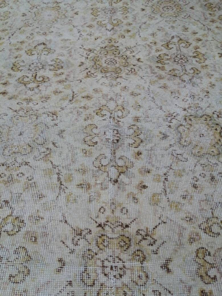 Turkish Oushak Rug 5' 4" x 9' 2" Hand-Knotted view 9