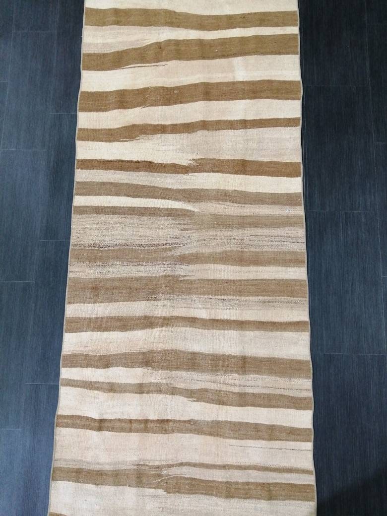 Rust Turkish Runner Rug 2' 9" x 11' 8" Hand-Knotted view