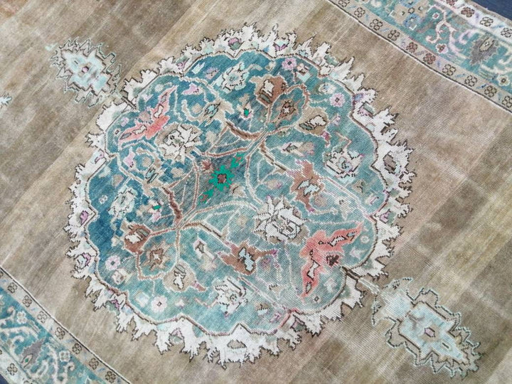 Turkish Runner Rug 6' 8" x 10' 10" Hand-Knotted view
