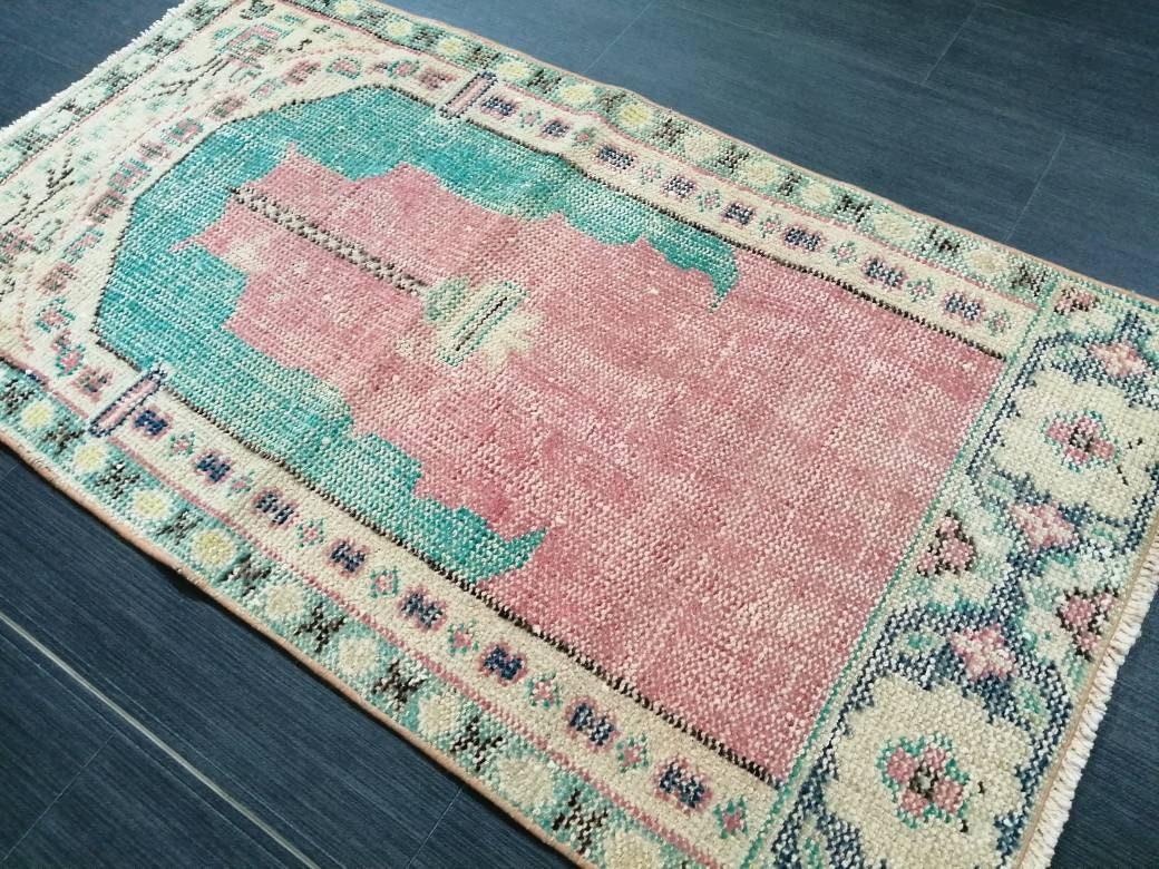 Rust Oushak Rug 2' x 4' - No. WR88287