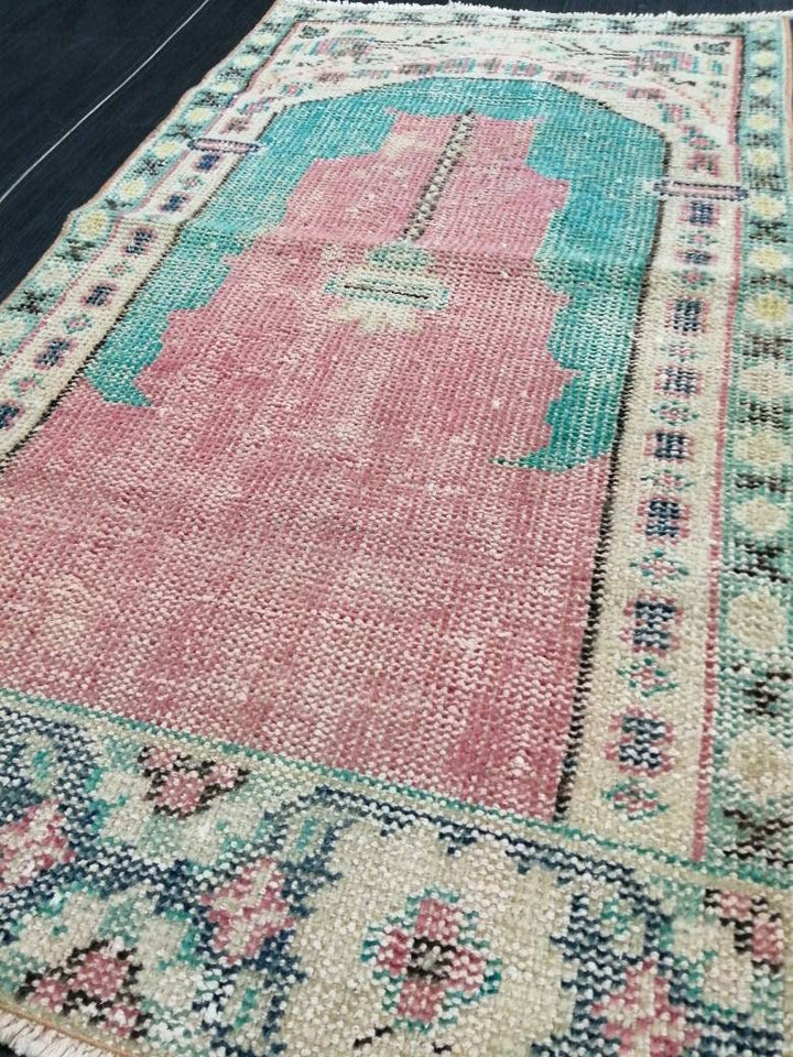 Rust Oushak Rug 2' x 4' - No. WR88287