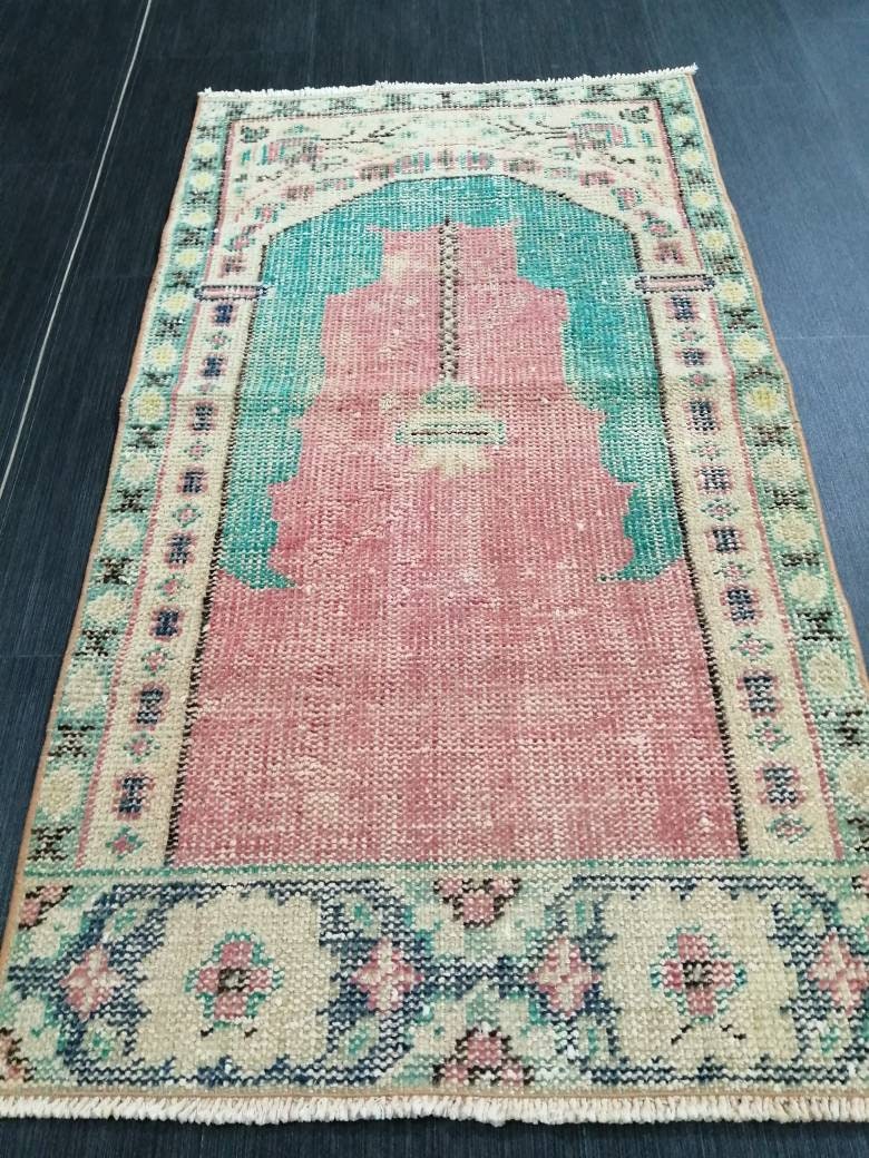 Rust Oushak Rug 2' x 4' - No. WR88287