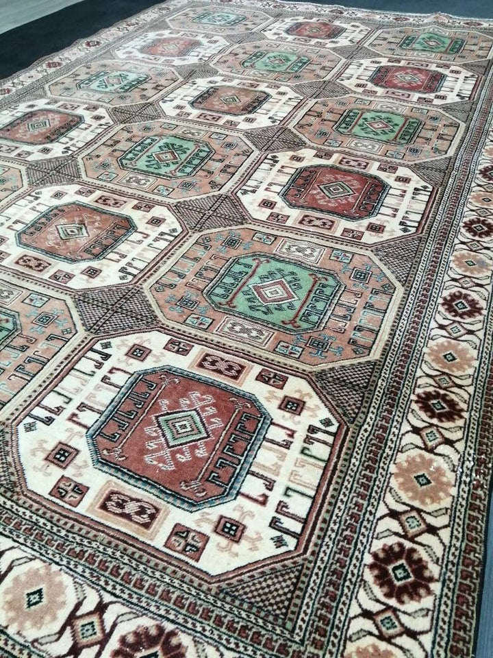 Blue Turkish Oushak Rug 6' 4" x 9' 5" Hand-Knotted | No. WR16563
