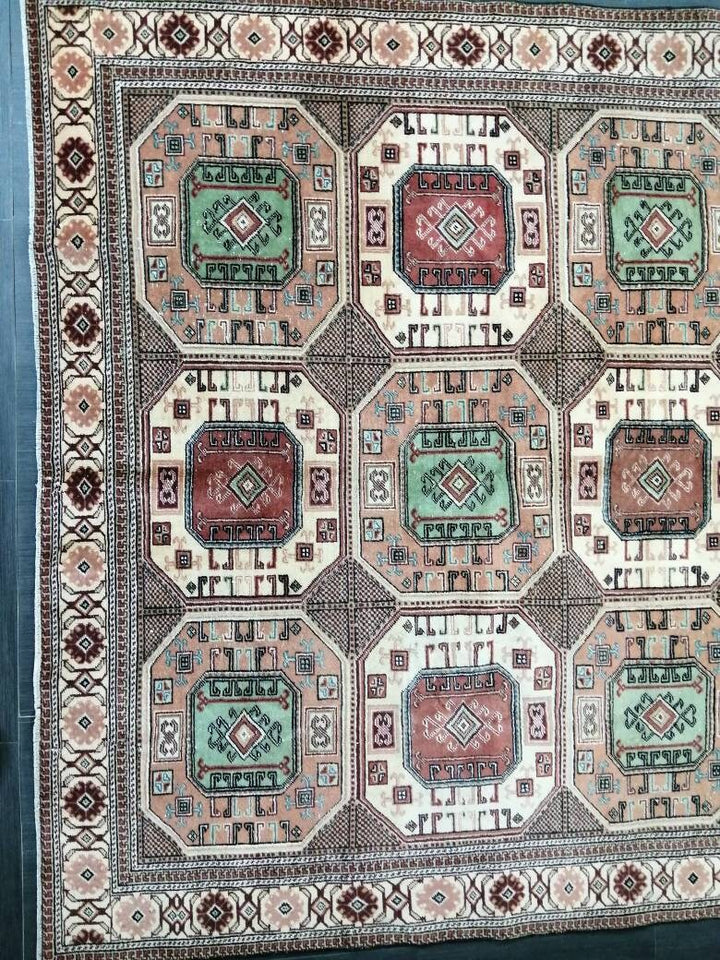 Blue Turkish Oushak Rug 6' 4" x 9' 5" Hand-Knotted | No. WR16563