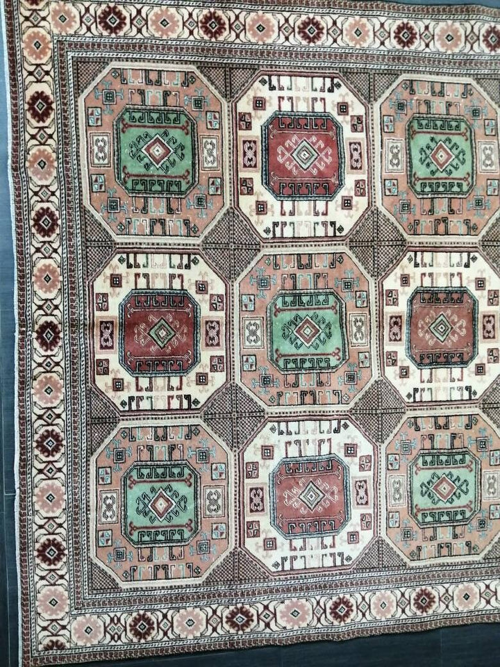 Blue Turkish Oushak Rug 6' 4" x 9' 5" Hand-Knotted | No. WR16563