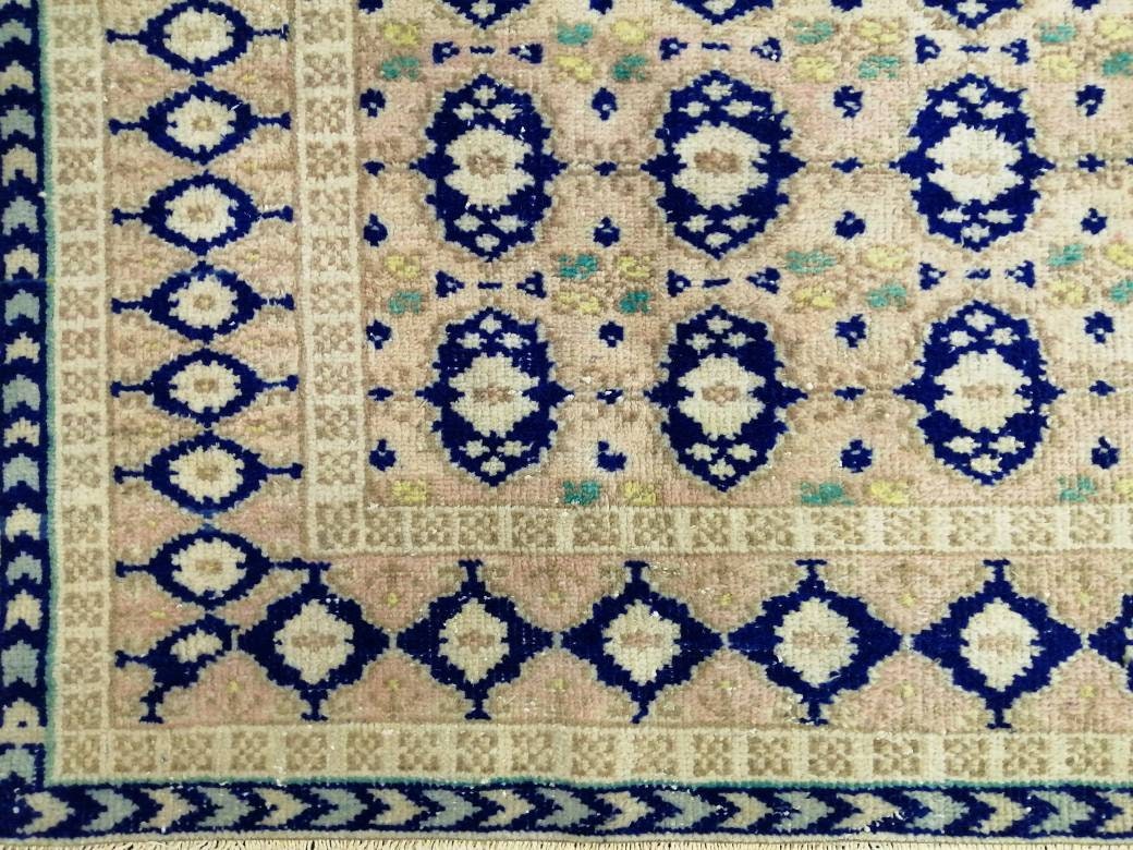 Navy Vintage Turkish Rug 6' 10" x 10' - No. WR63252