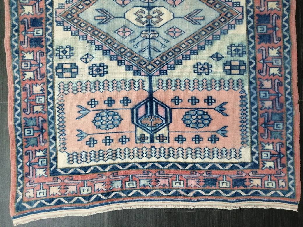 Beige Turkish Runner Rug 3' 3" x 5' 10" Hand-Knotted view