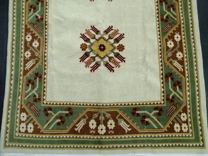 Rust Turkish Runner Rug 5' 3" x 9' 4" Hand-Knotted view 9