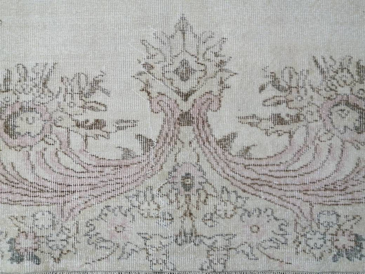 Beige Turkish Oushak Rug 6' 7" x 10' Hand-Knotted view