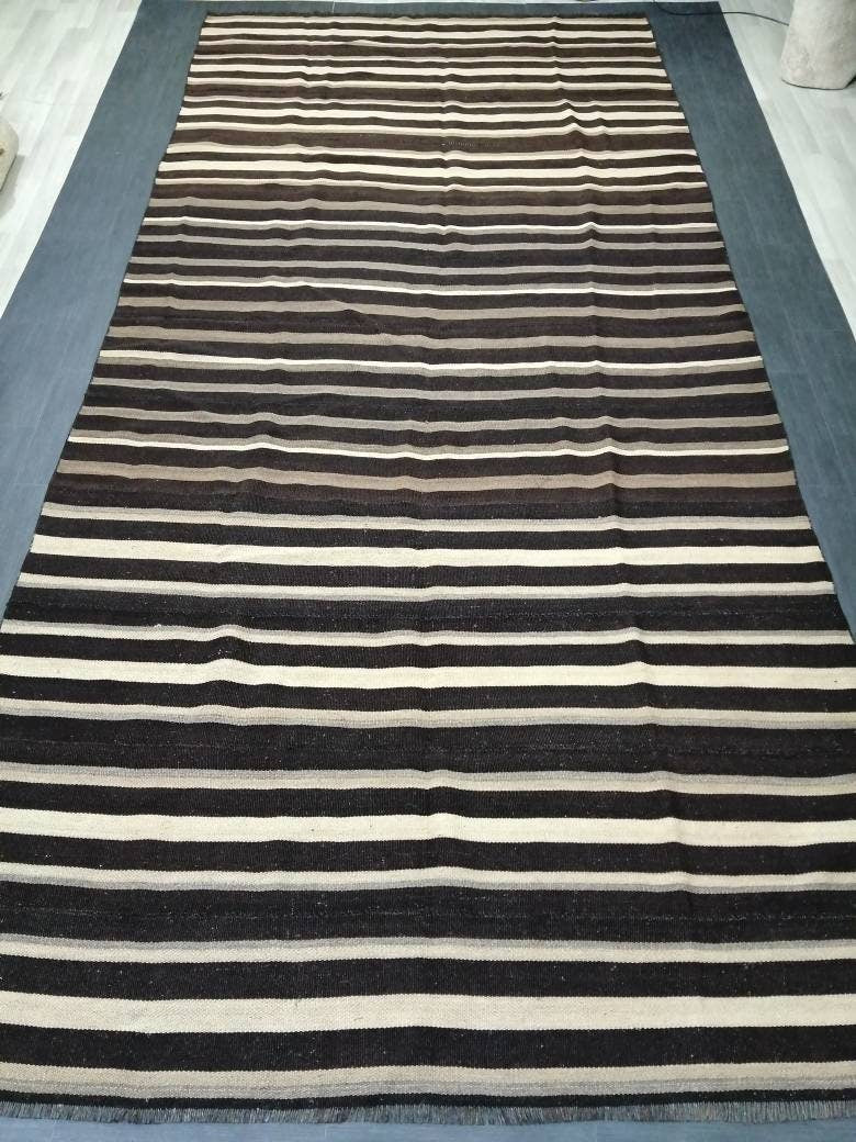 Rust Turkish Runner Rug 7' 1" x 15' 4" Hand-Knotted view