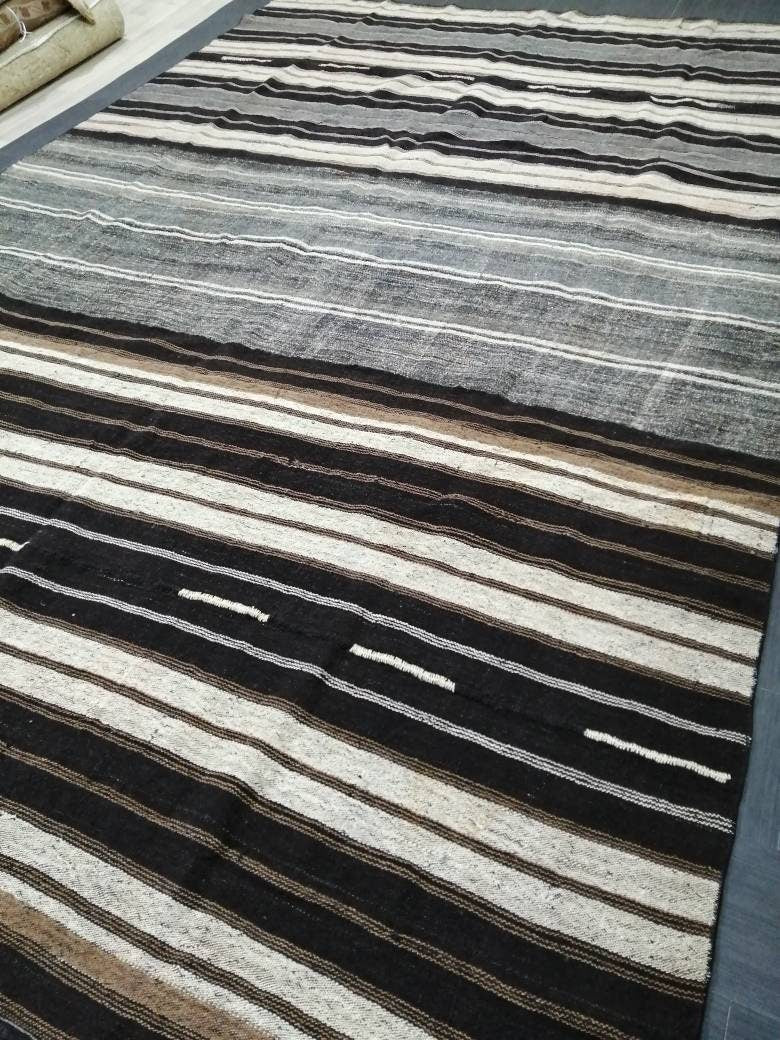 Rust Turkish Runner Rug 8' 1" x 12' 3" Hand-Knotted view