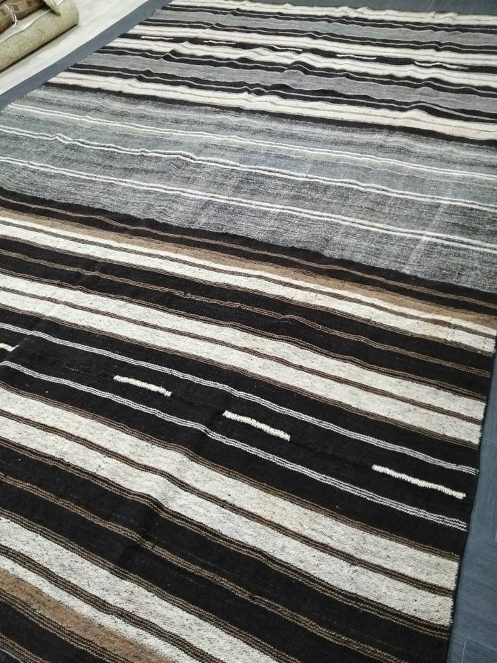Rust Turkish Runner Rug 8' 1" x 12' 3" Hand-Knotted view