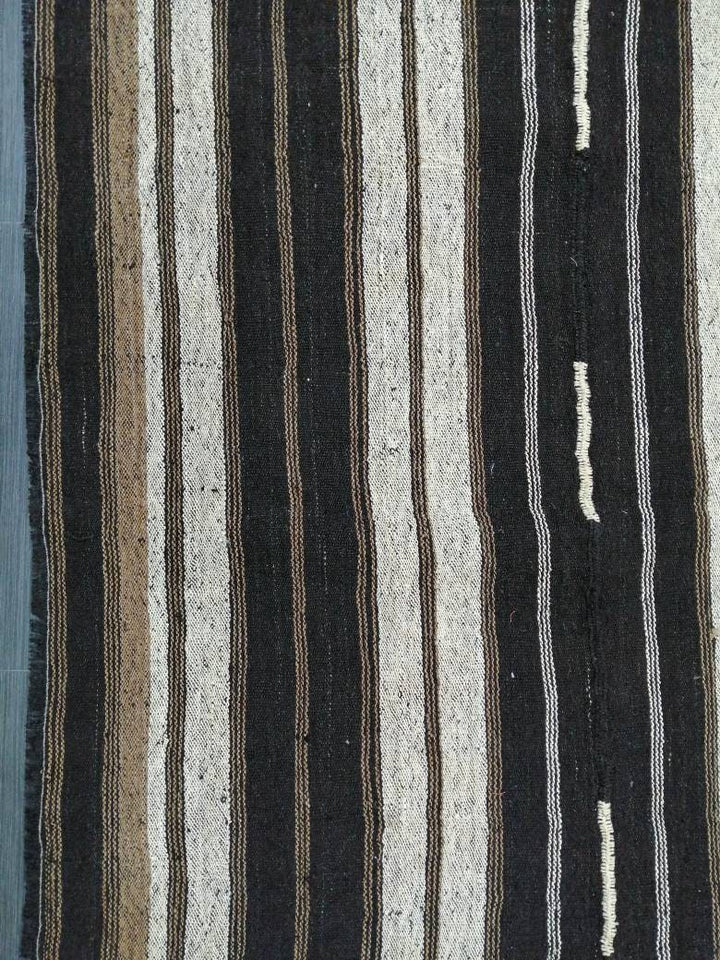 Rust Turkish Runner Rug 8' 1" x 12' 3" Hand-Knotted border