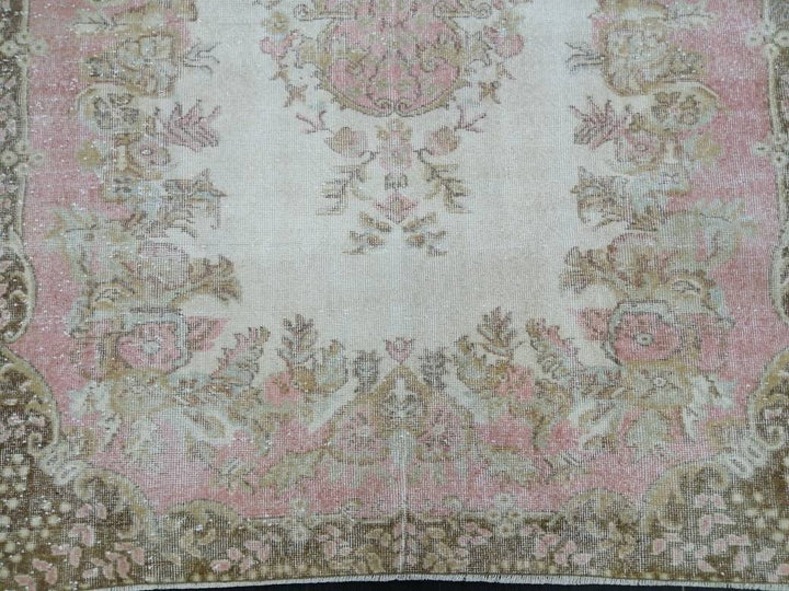Pink Oushak Rug 5' 10" x 9' 7" - No. WR26407