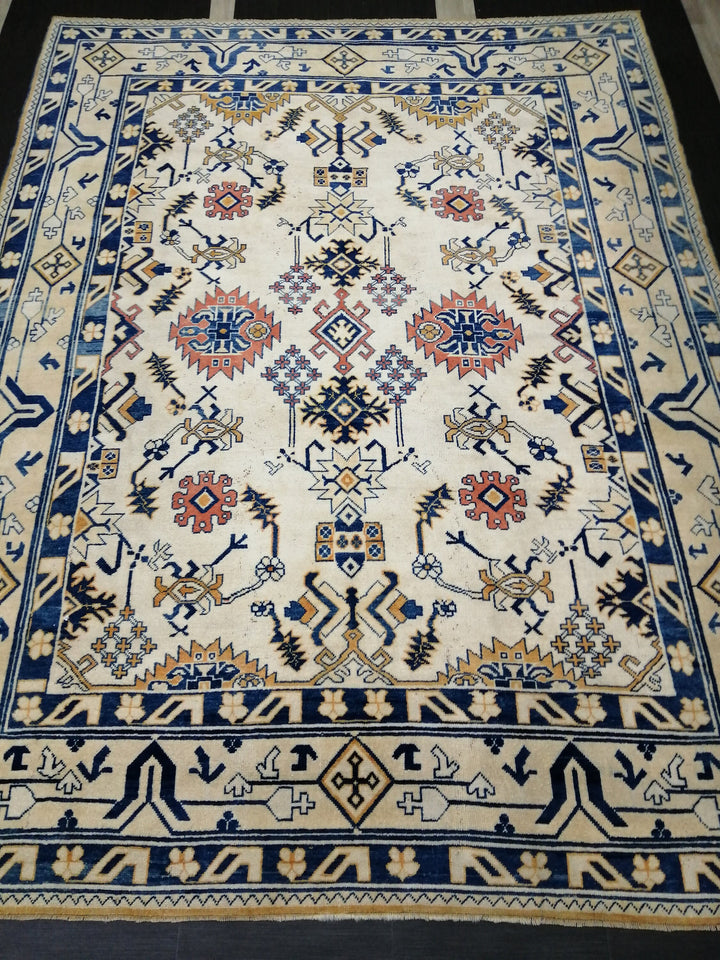 Blue Oushak Rug 9' 1" x 11' 11" - No. WR98234