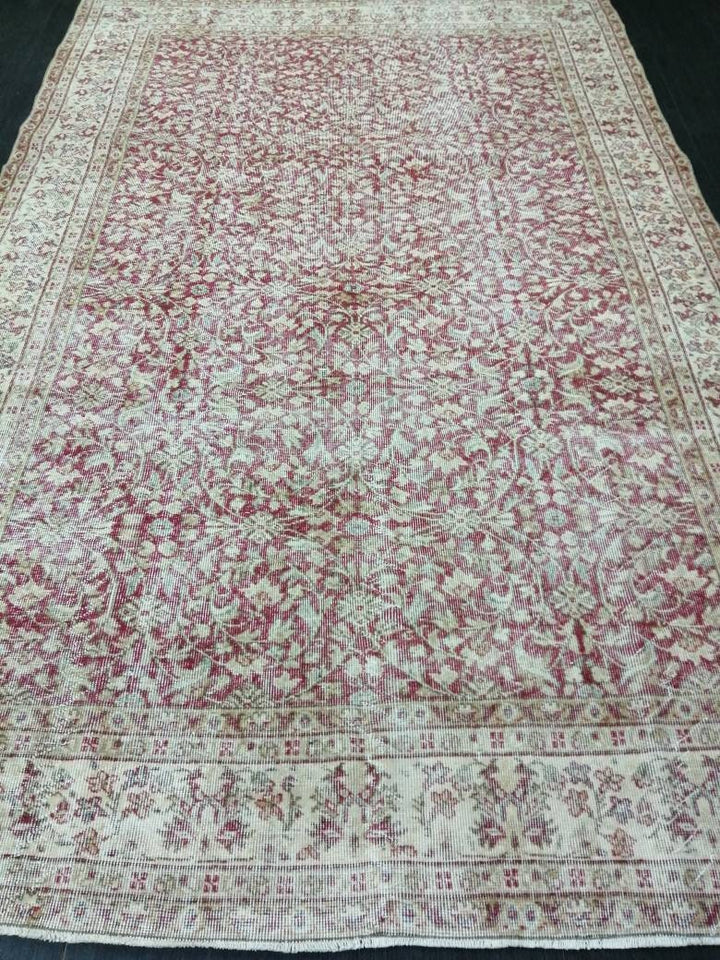 Beige Turkish Oushak Rug 6' 7" x 10' 4" Hand-Knotted view 9