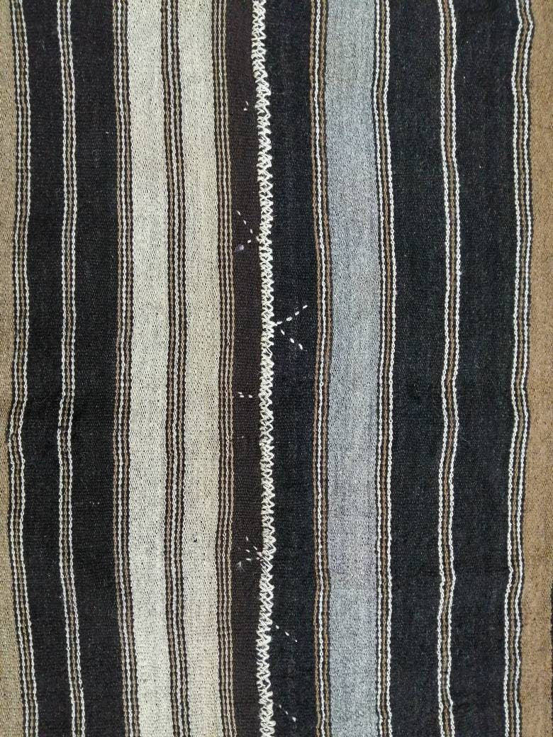 Rust Turkish Runner Rug 6' 2" x 14' 2" Hand-Knotted texture