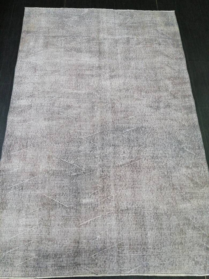 Beige Turkish Oushak Rug 4' 11" x 7' 8" Hand-Knotted | No. WR45909