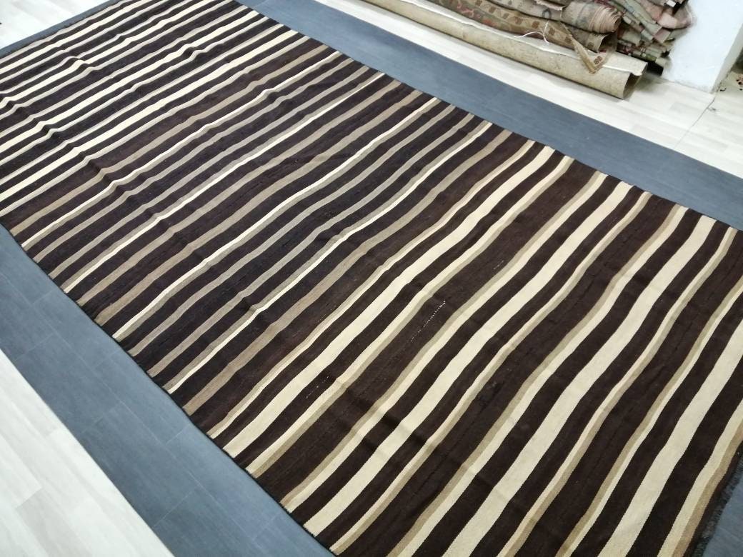 Rust Turkish Runner Rug 7' 1" x 15' 4" Hand-Knotted