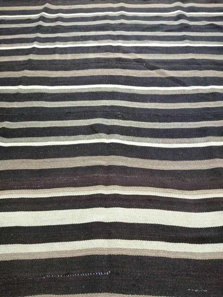 Rust Turkish Runner Rug 7' 1" x 15' 4" Hand-Knotted reverse