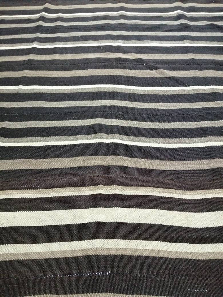 Rust Turkish Runner Rug 7' 1" x 15' 4" Hand-Knotted reverse