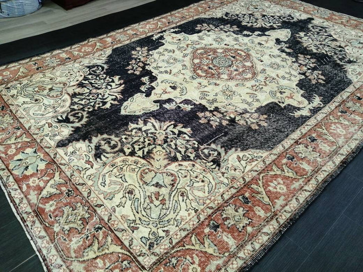 Navy Runner Rug 7' 1" x 10' 5" - No. WR45527