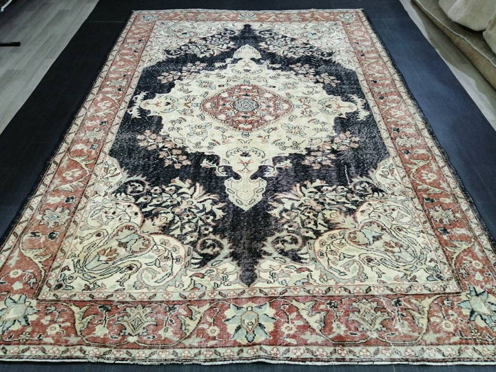 Navy Runner Rug 7' 1" x 10' 5" - No. WR45527