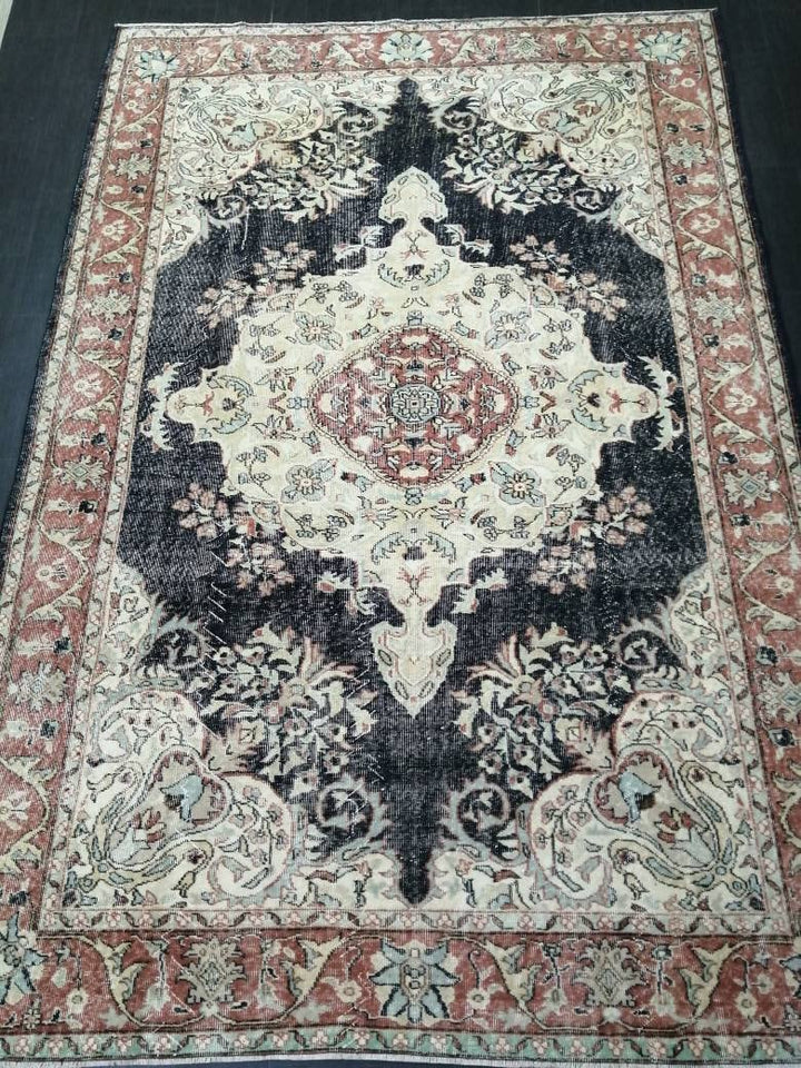 Navy Runner Rug 7' 1" x 10' 5" - No. WR45527