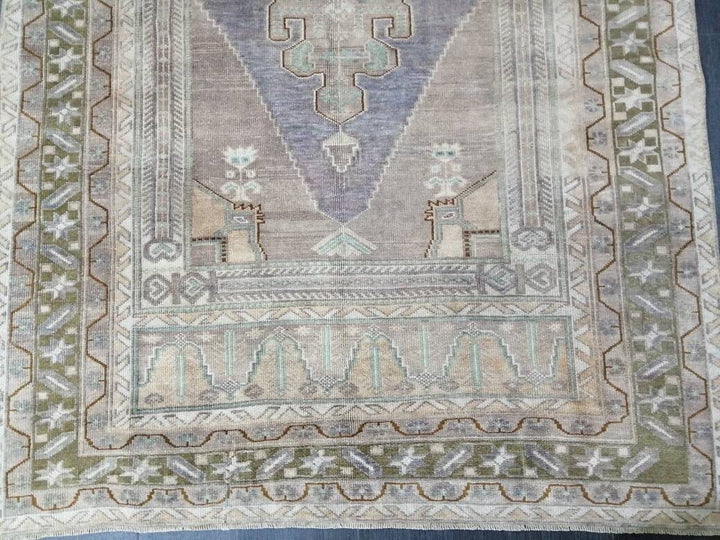 Rust Turkish Runner Rug 5' x 9' 2" Hand-Knotted view 9