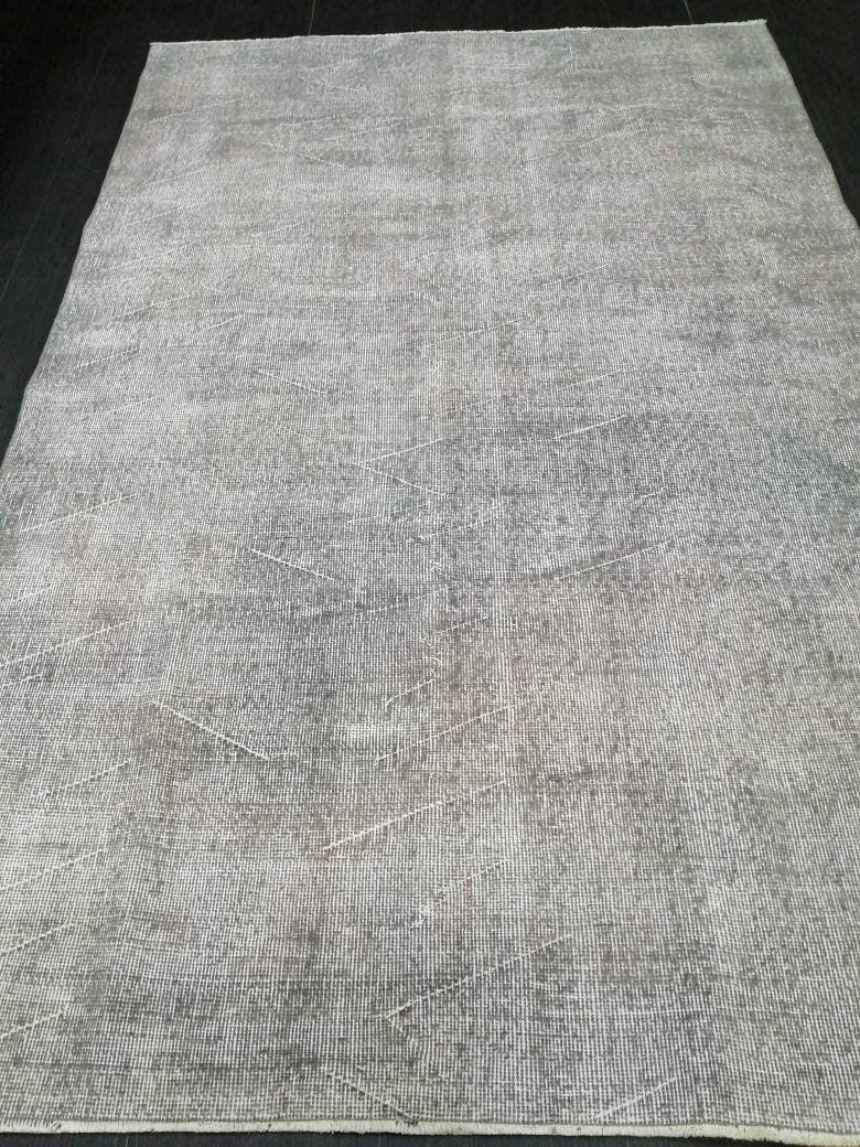Beige Turkish Oushak Rug 4' 11" x 7' 8" Hand-Knotted | No. WR45909
