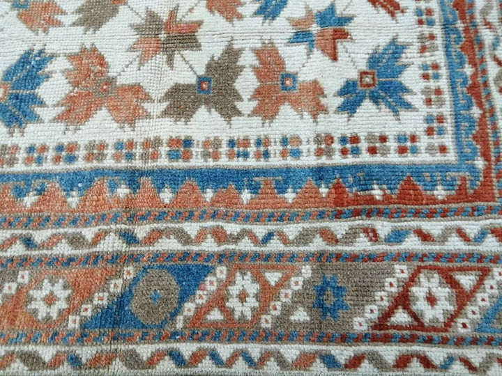 Rust Turkish Oushak Rug 2' 9" x 3' 11" Hand-Knotted view