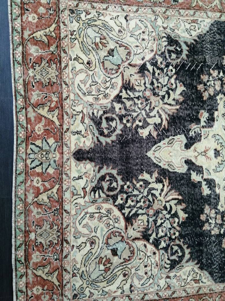 Navy Runner Rug 7' 1" x 10' 5" - No. WR45527