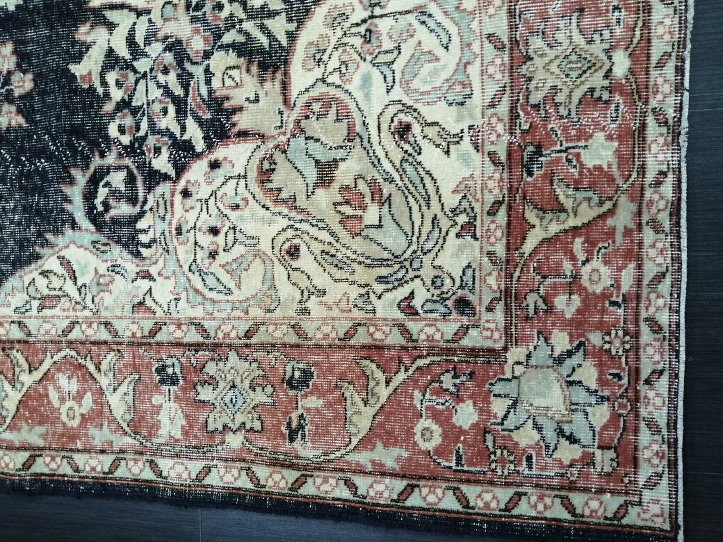 Navy Runner Rug 7' 1" x 10' 5" - No. WR45527