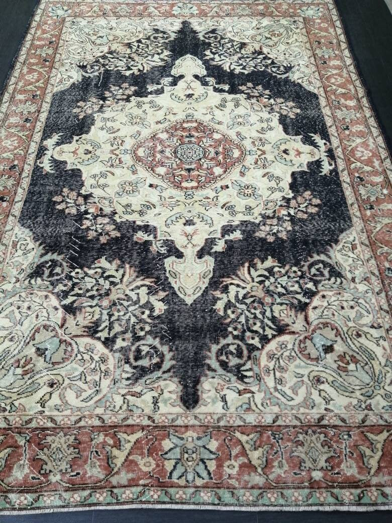 Navy Runner Rug 7' 1" x 10' 5" - No. WR45527