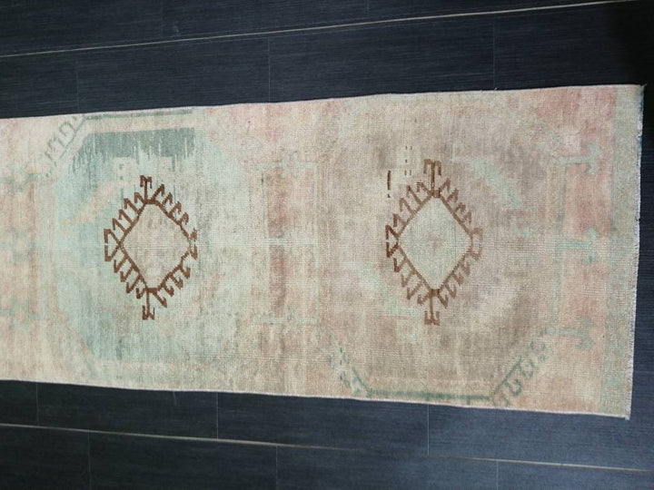 Rust Turkish Runner Rug 2' 3" x 9' 5" Hand-Knotted view 9