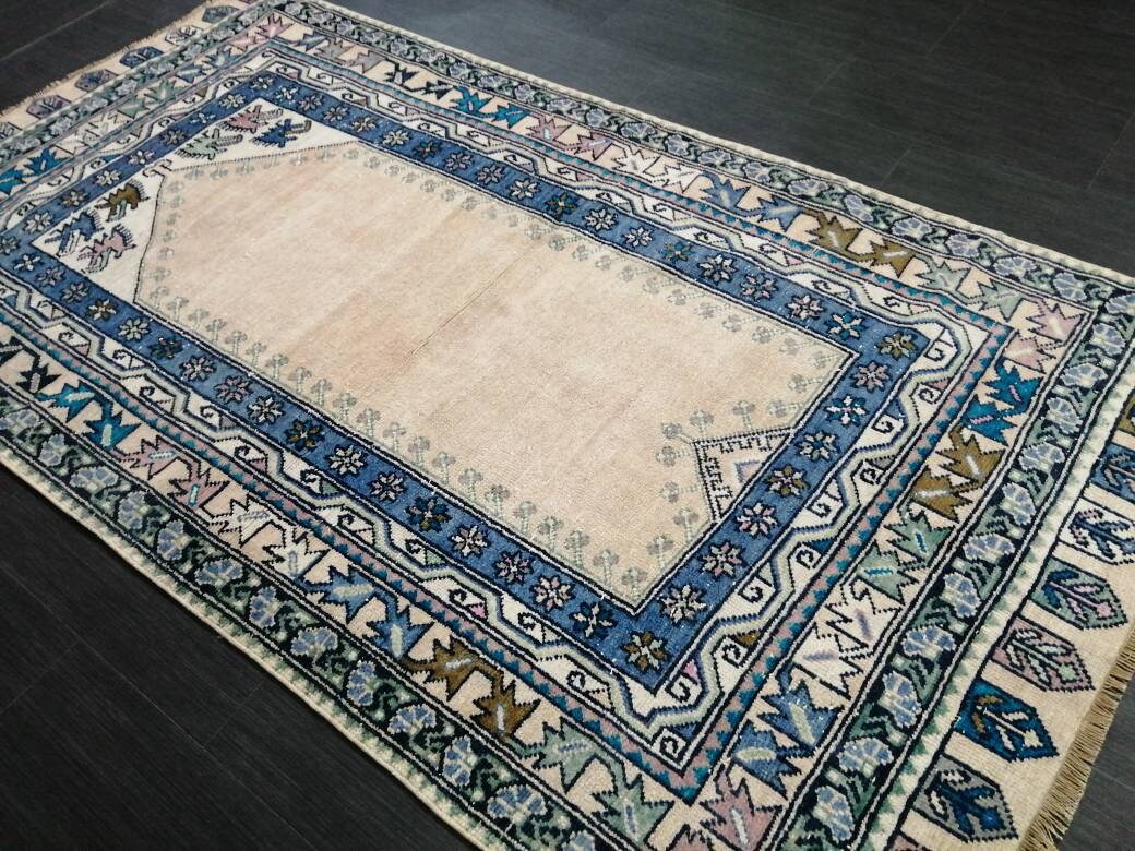 Rust Turkish Runner Rug 3' 9" x 7' Hand-Knotted view 9