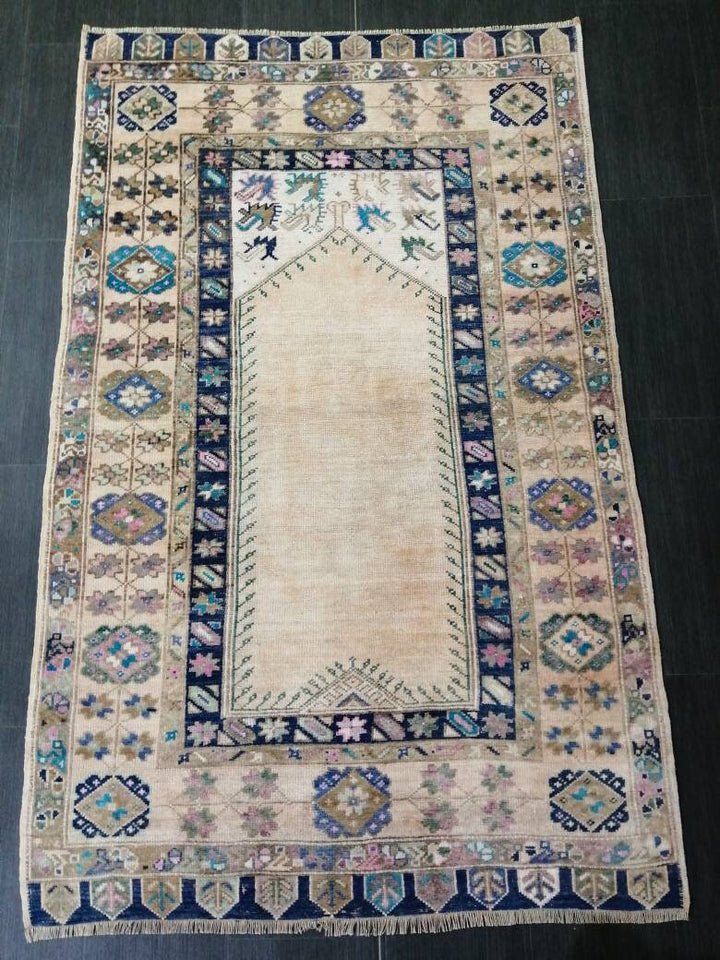 Rust Turkish Runner Rug 3' 9" x 6' Hand-Knotted view 9