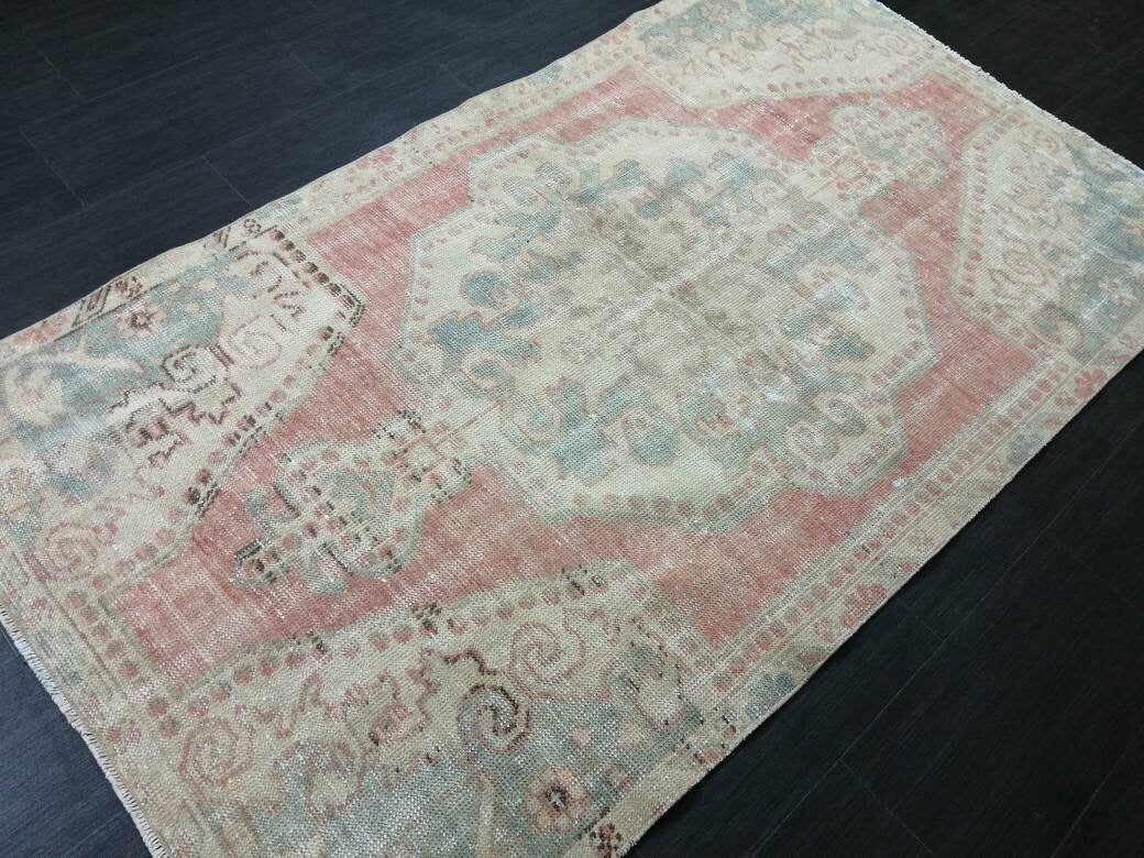 Turkish Oushak Rug 3' 10" x 6' 8" Hand-Knotted