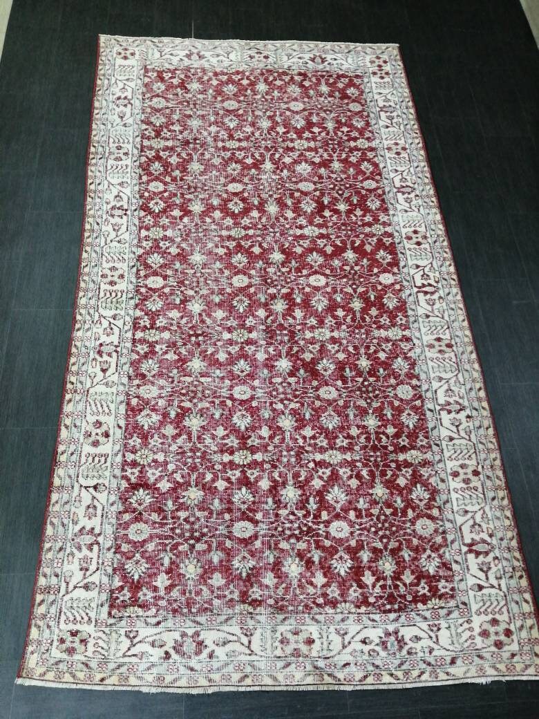 Blue Turkish Oushak Rug 5' 3" x 9' 11" Hand-Knotted | No. WR63664