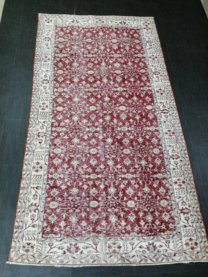 Blue Turkish Oushak Rug 5' 3" x 9' 11" Hand-Knotted | No. WR63664