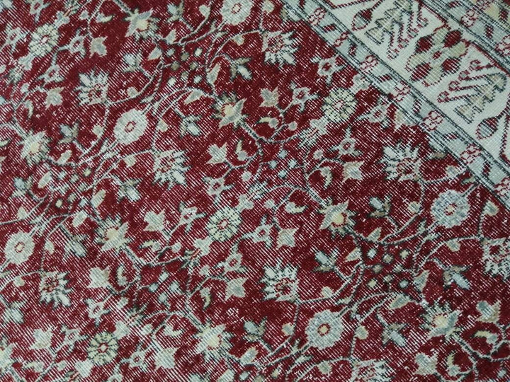 Blue Turkish Oushak Rug 5' 3" x 9' 11" Hand-Knotted | No. WR63664