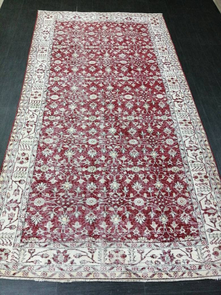 Blue Turkish Oushak Rug 5' 3" x 9' 11" Hand-Knotted | No. WR63664
