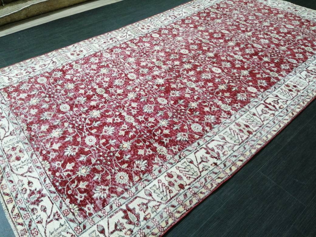 Blue Turkish Oushak Rug 5' 3" x 9' 11" Hand-Knotted | No. WR63664